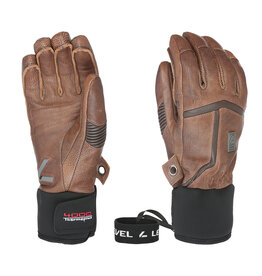 Level Off Piste Leather Glove Brown