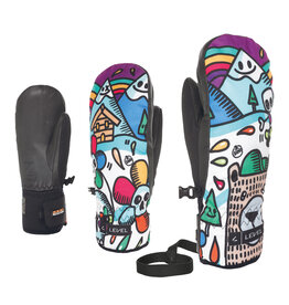 Level Vertigo Teen Mitten Logos