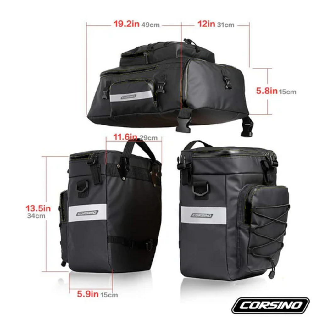 Corsino Discover 3-in-1 Pannier Bag 75L