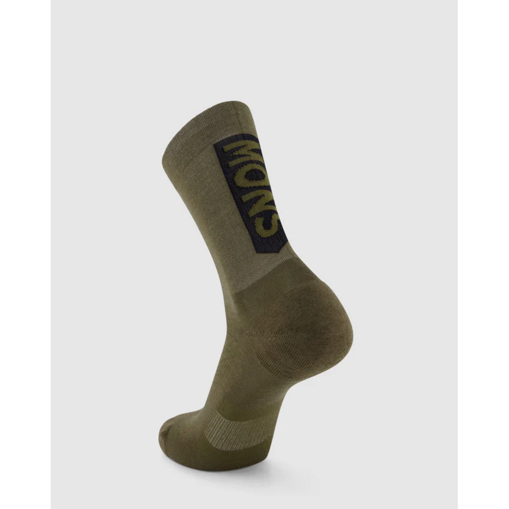 Atlas Merino Crew Sock-Dark Olive