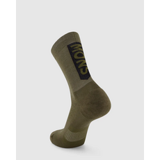 Atlas Merino Crew Sock-Dark Olive