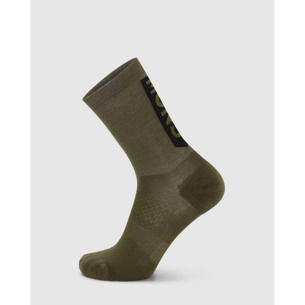Atlas Merino Crew Sock-Dark Olive