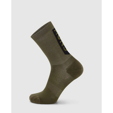 Atlas Merino Crew Sock-Dark Olive