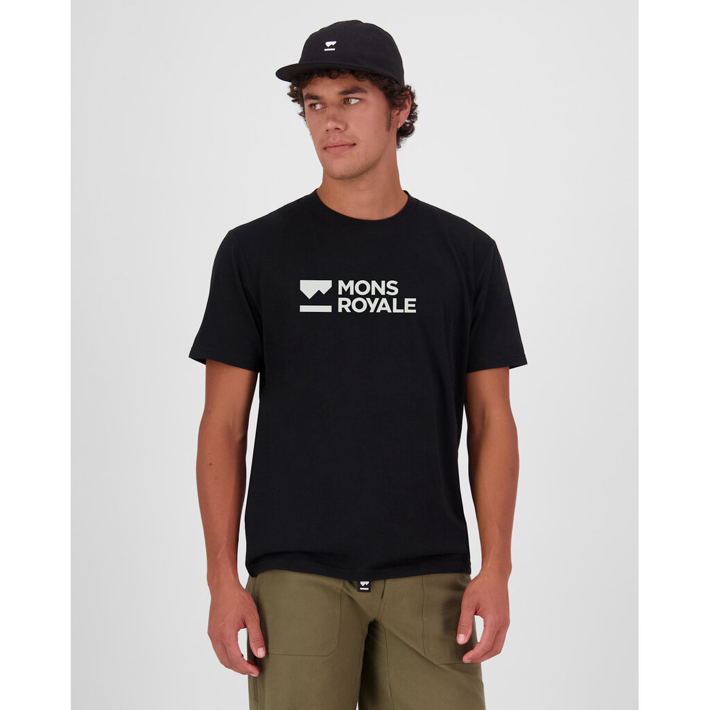 Mons Royale Icon Merino T-Shirt-Black (2026)