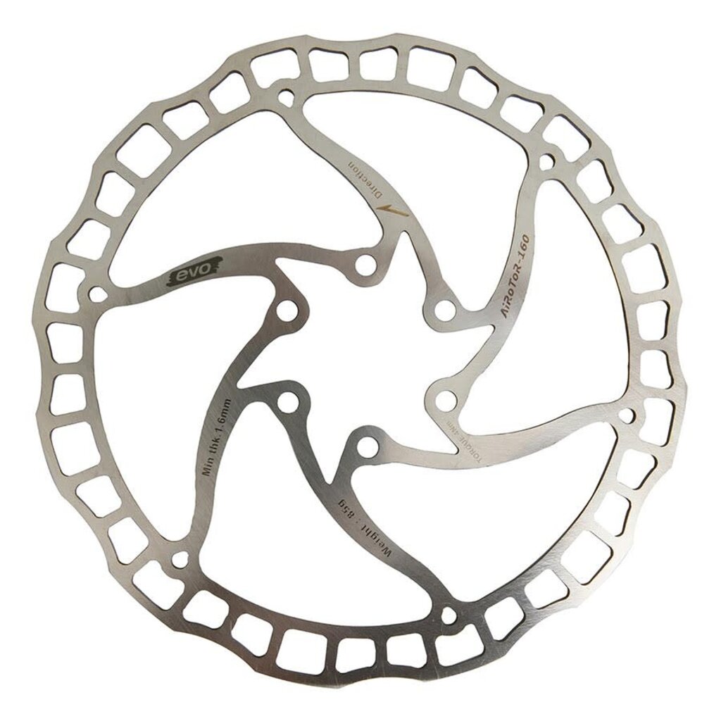 EVO Air Control Disc Brake Rotor - 160mm, ISO 6B