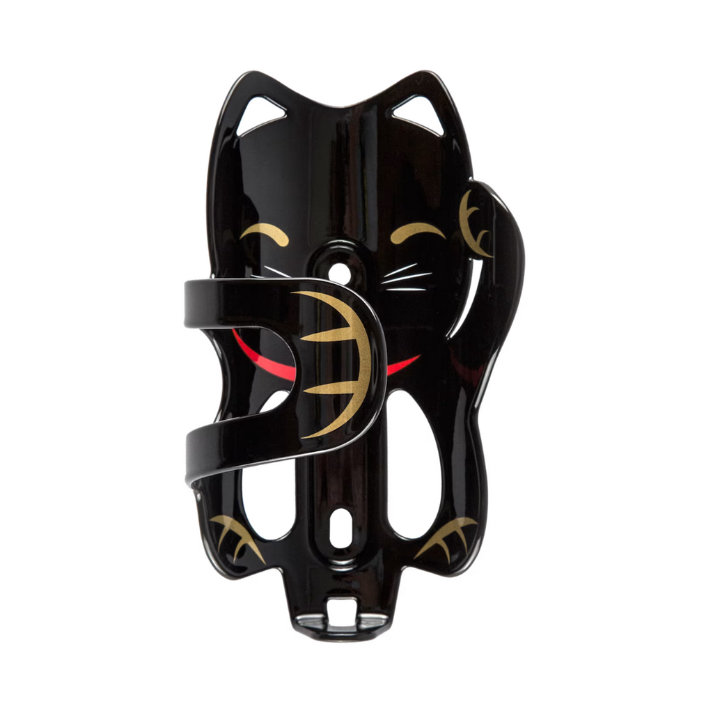 Lucky Cat Water Bottle Cage, Black