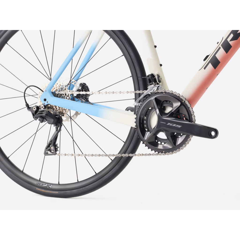 Trek Domane SL 5 Gen 4, Era White/Glowstick