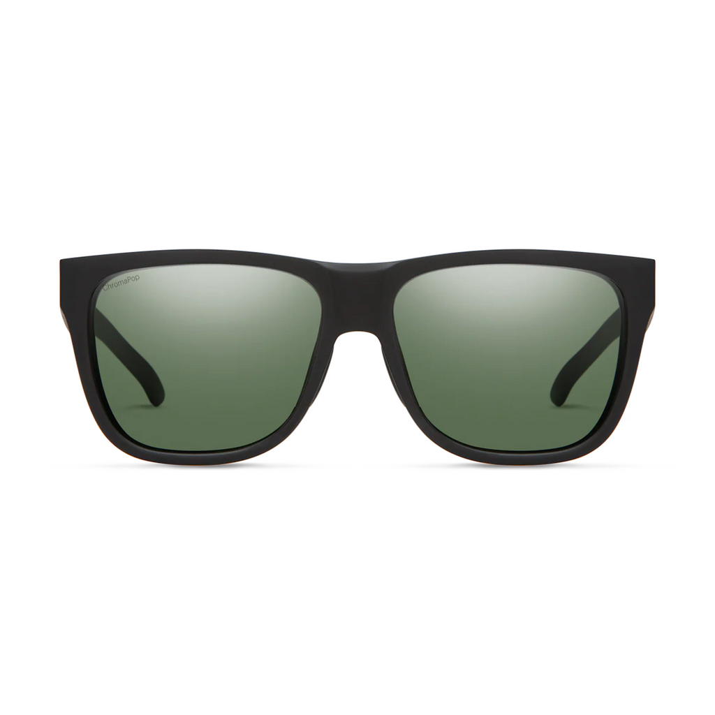 Smith Lowdown 2 Matte Black | ChromaPop Polarized Gray Green