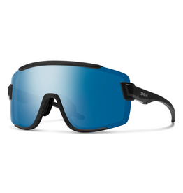 Smith Wildcat Matte Black || ChromaPop Polarized Blue Mirror