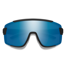 Smith Wildcat Matte Black || ChromaPop Polarized Blue Mirror