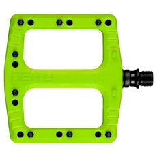 Deftrap Platform Pedals  Green, Pair