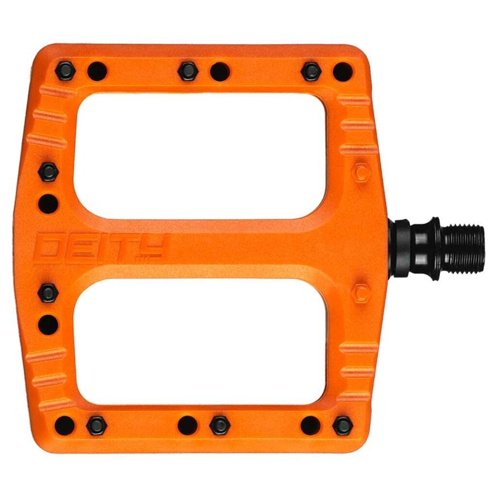Deftrap Platform Pedals Orange, Pair