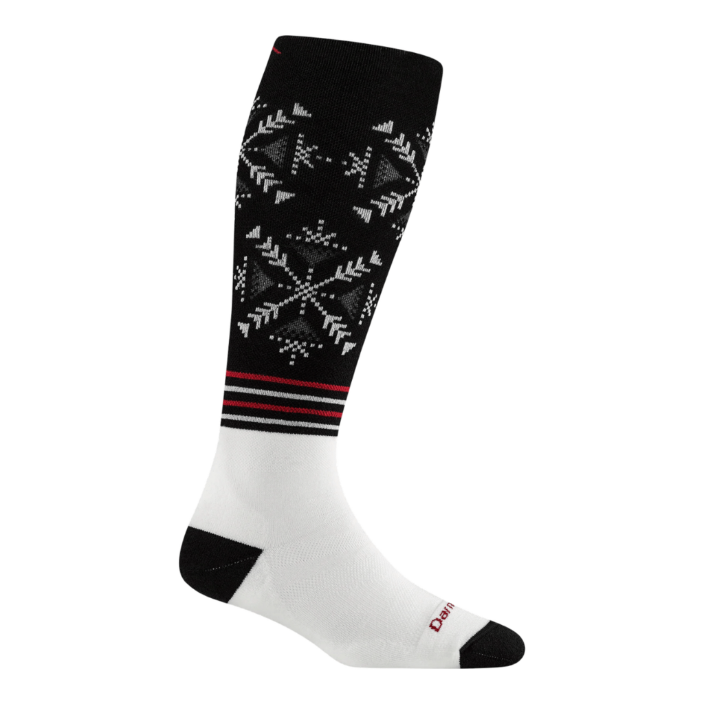 Snowfall OTC Midweight Black Ski/Snowboard Sock