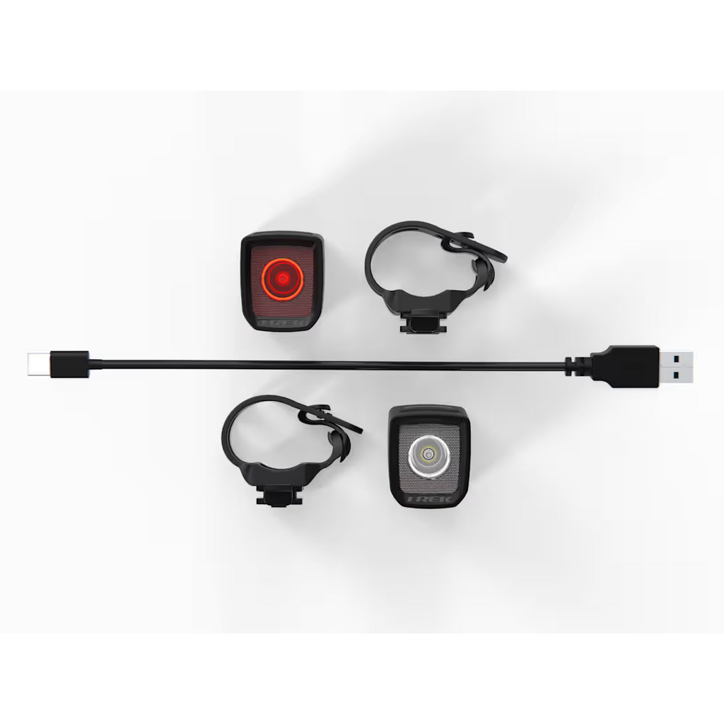 Trek Ion 100 R/Flare R City Bike Light Set, Black