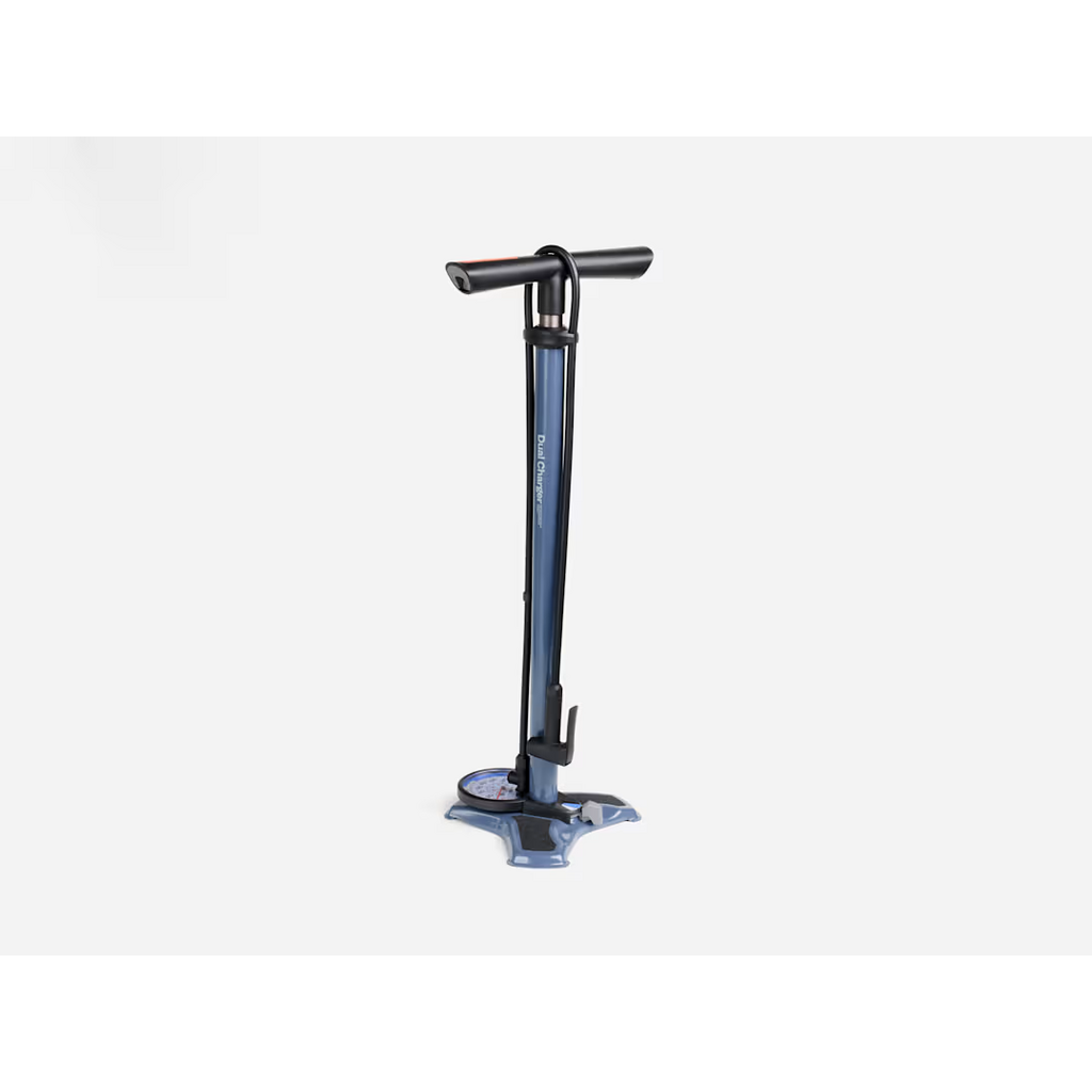 Trek Dual Charger Floor Pump, Catalina Fog