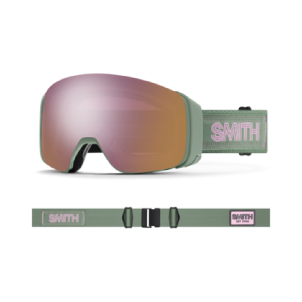 Smith 4D Mag LBF, Olive Warm Steel | ChromaPop Everyday Rose Gold Mirror