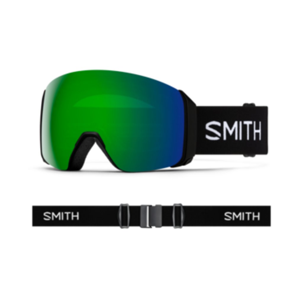 Smith 4D Mag XL, Black | ChromaPop Sun Green Mirror