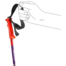 Leki RACING KIDS BRIGHT RED/VIOLET