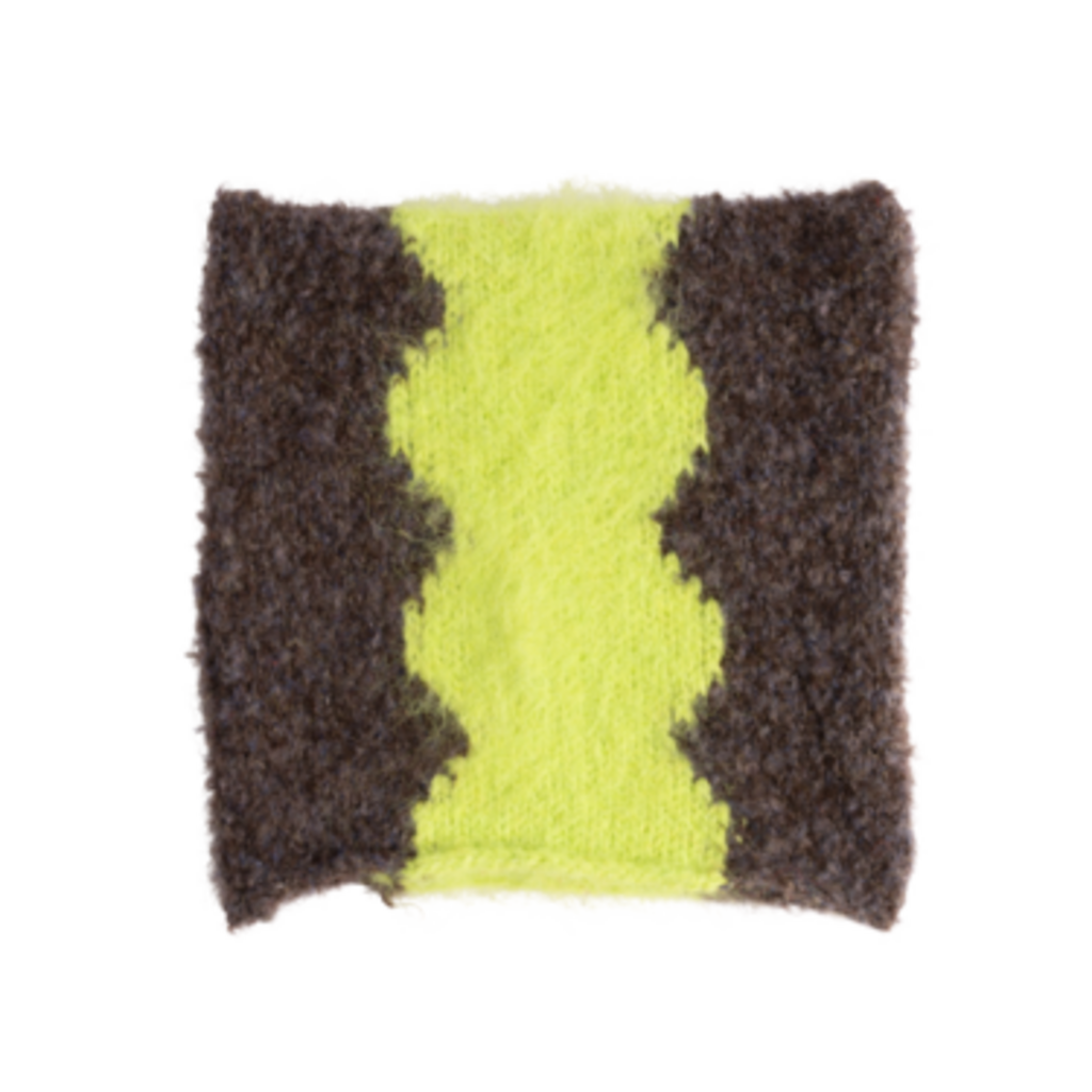Coal Lampshade Ribbon Square, Grey/Fluoro