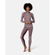 Kari Traa Smekker Half Zip Base Layer, Cocoa Powder 2027