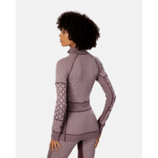 Kari Traa Smekker Half Zip Base Layer, Cocoa Powder 2027