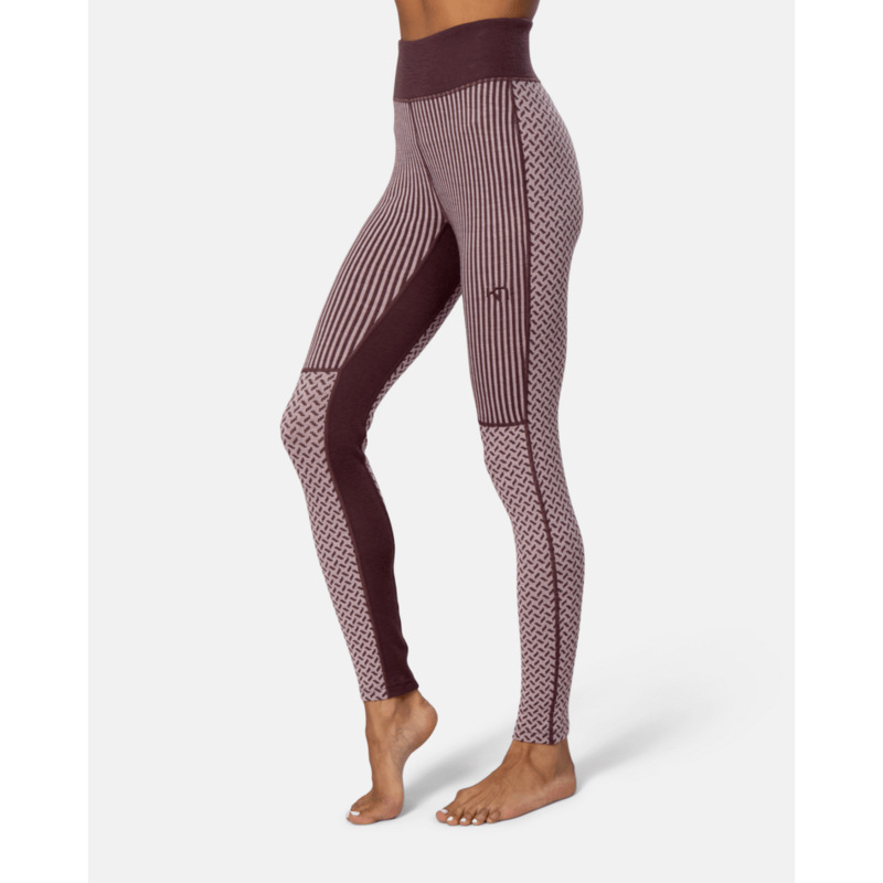 Kari Traa Smekker High Waist Base Layer Pants, Cocoa Powder 2027