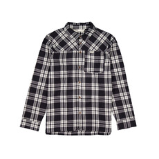 Mons Royale AT Merino Flannel Long Sleeve Shirt, Black