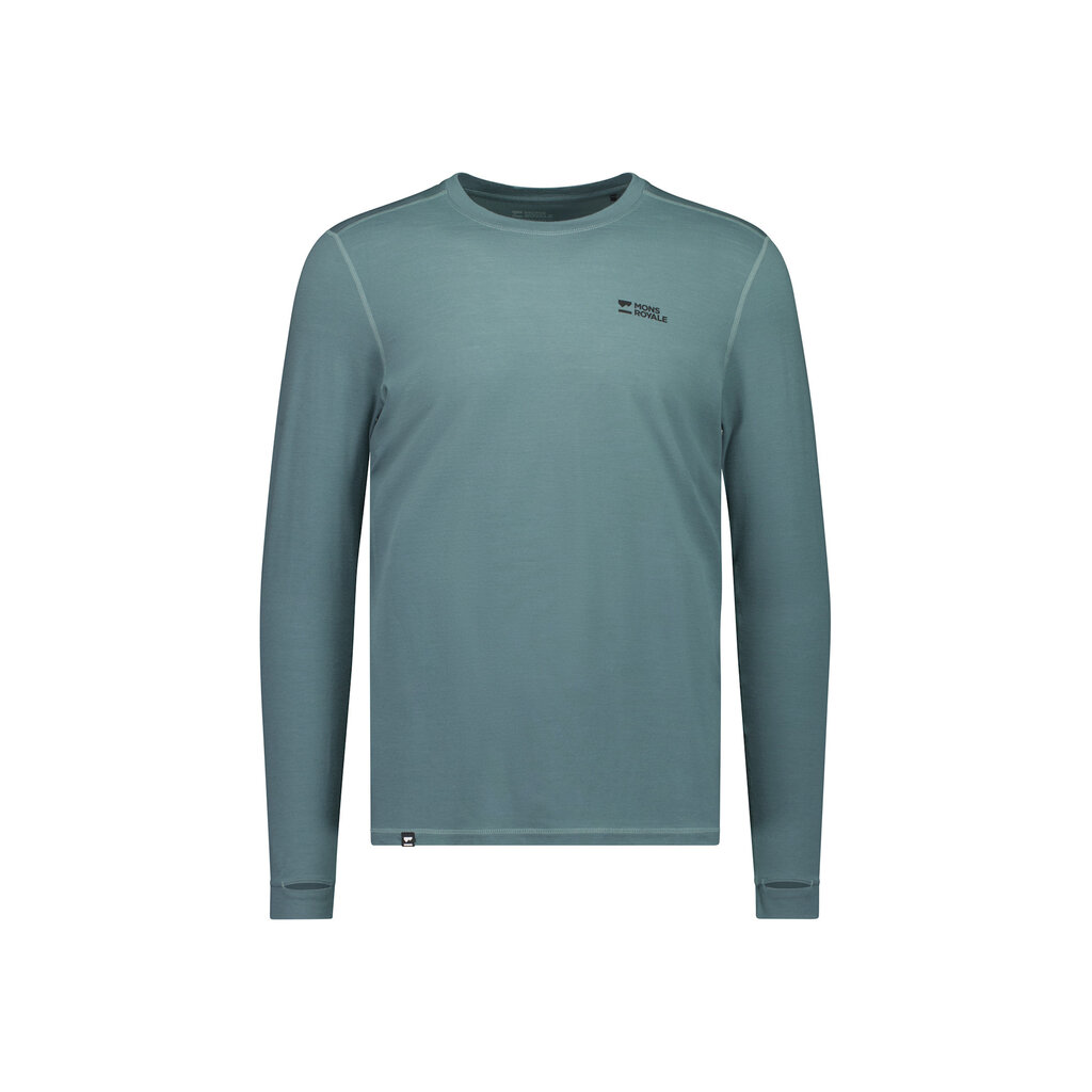 Mons Royale Cascade Merino Base Layer Long Sleeve, Burnt Sage