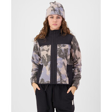 Mons Royale Pileup Wool Fleece Jacket, Mountain Camo/Moonstone
