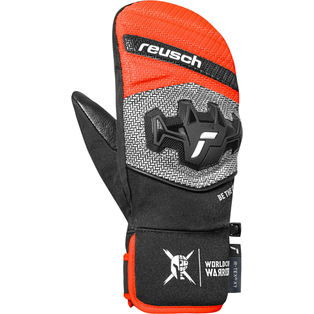 Reusch Worldcup Warrior R-TEX® XT Junior Mitten Black/Silver/Red (2027)