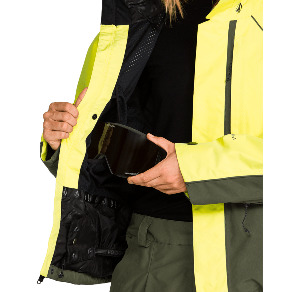 Volcom YourFav Baggy Gore Jacket, Lemon Drop 2027