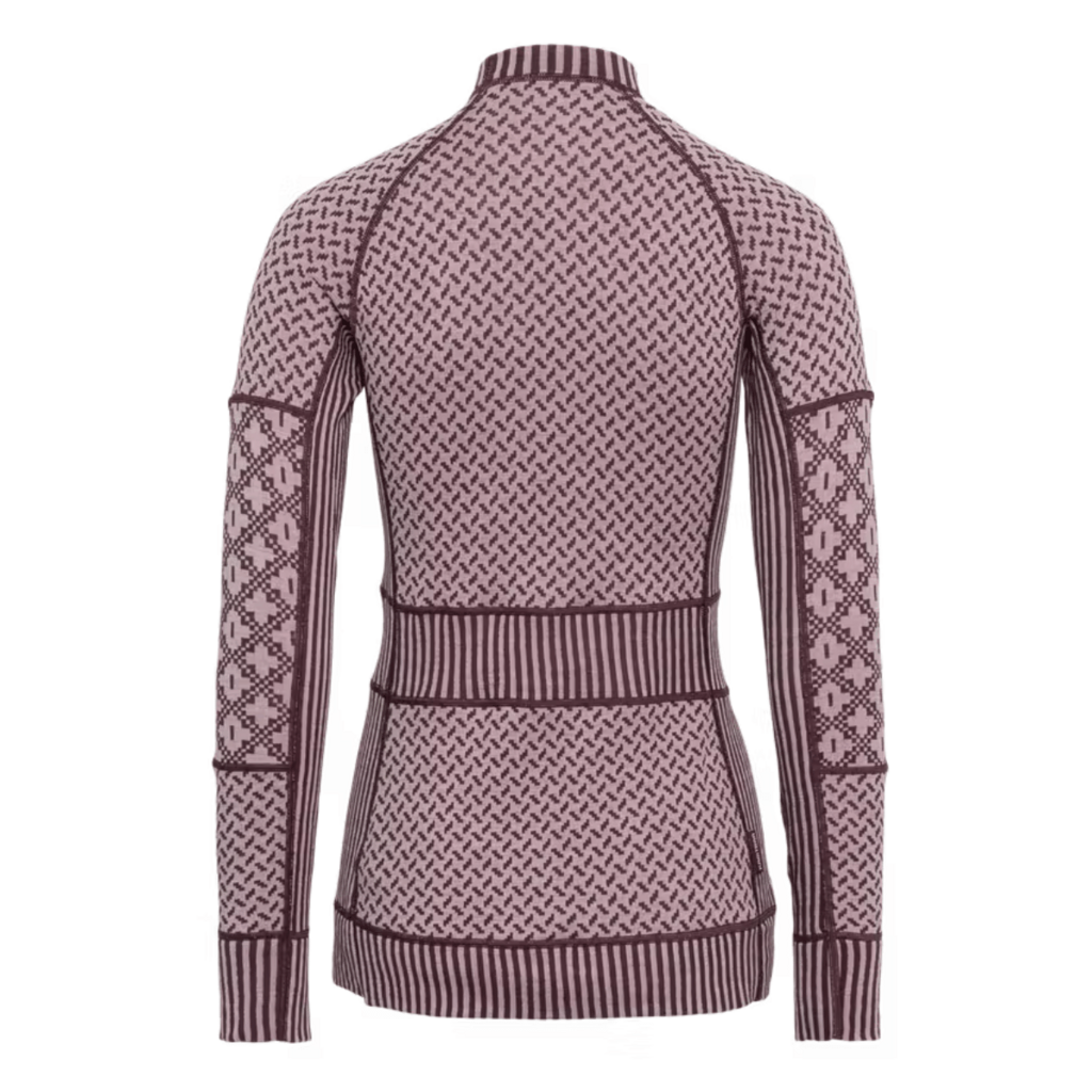 Kari Traa Smekker Half Zip Base Layer, Cocoa Powder 2027