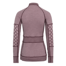 Kari Traa Smekker Half Zip Base Layer, Cocoa Powder 2027