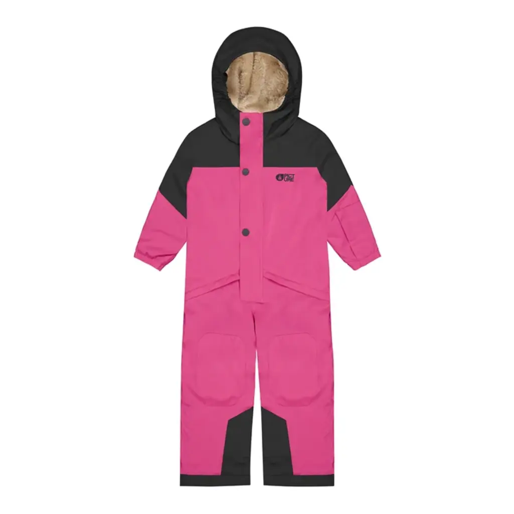 Picture Snowy Toddler Suit, Beetroot Powder 2027