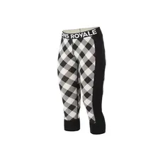 Mons Royale Cascade Merino Base Layer 3/4 Legging, Checkered