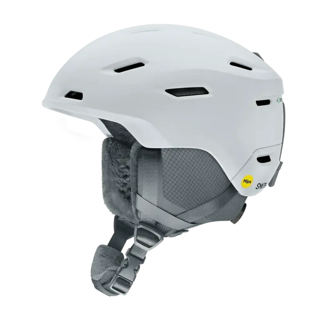 Smith Descend Mips Round Contour Fit, Matte White