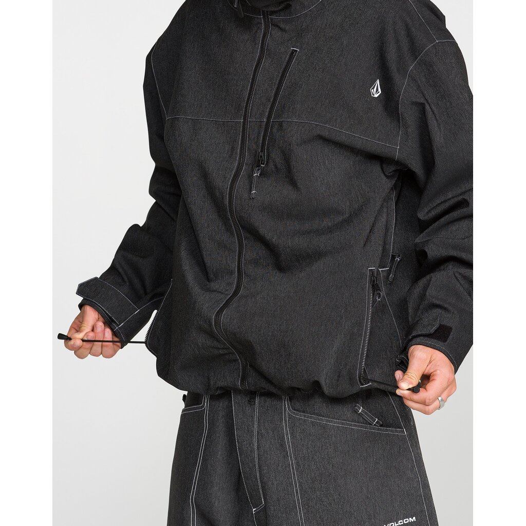 Volcom Top Stitch Jacket, Black Denim 2027
