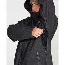 Volcom Top Stitch Jacket, Black Denim 2027