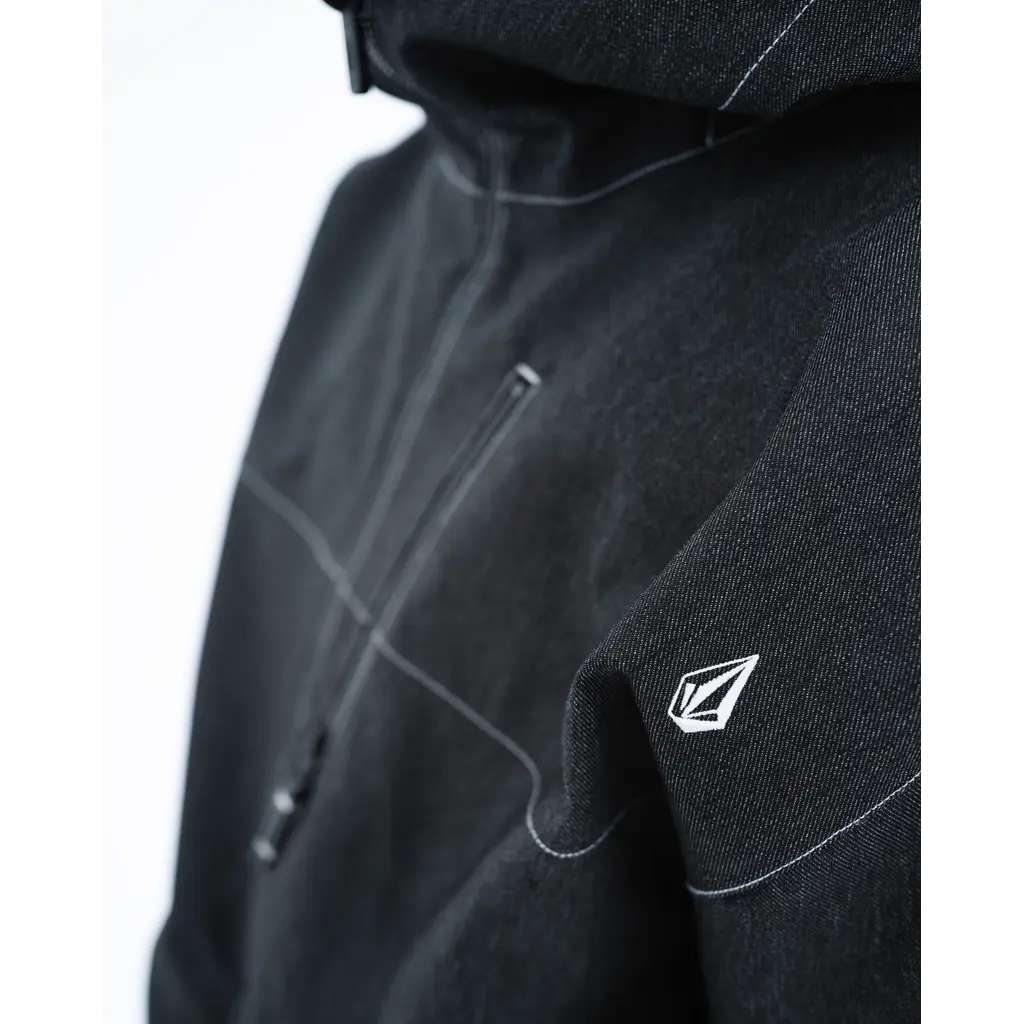 Volcom Top Stitch Jacket, Black Denim 2027