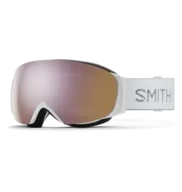Smith I/O MAG S, White Chunky Knit | ChromaPop Everyday Rose Gold Mirror