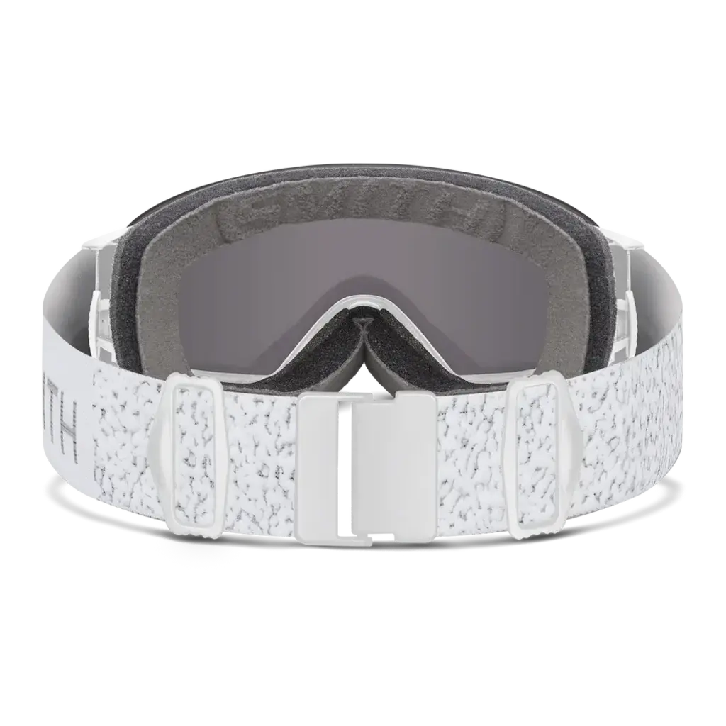 Smith I/O MAG S, White Chunky Knit | ChromaPop Everyday Rose Gold Mirror