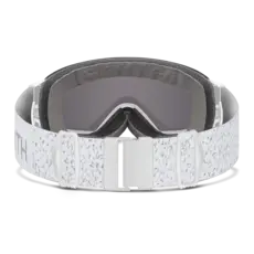 Smith I/O MAG S, White Chunky Knit | ChromaPop Everyday Rose Gold Mirror