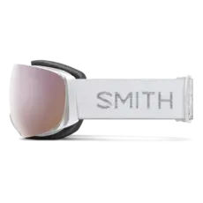 Smith I/O MAG S, White Chunky Knit | ChromaPop Everyday Rose Gold Mirror