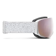 Smith I/O MAG S, White Chunky Knit | ChromaPop Everyday Rose Gold Mirror