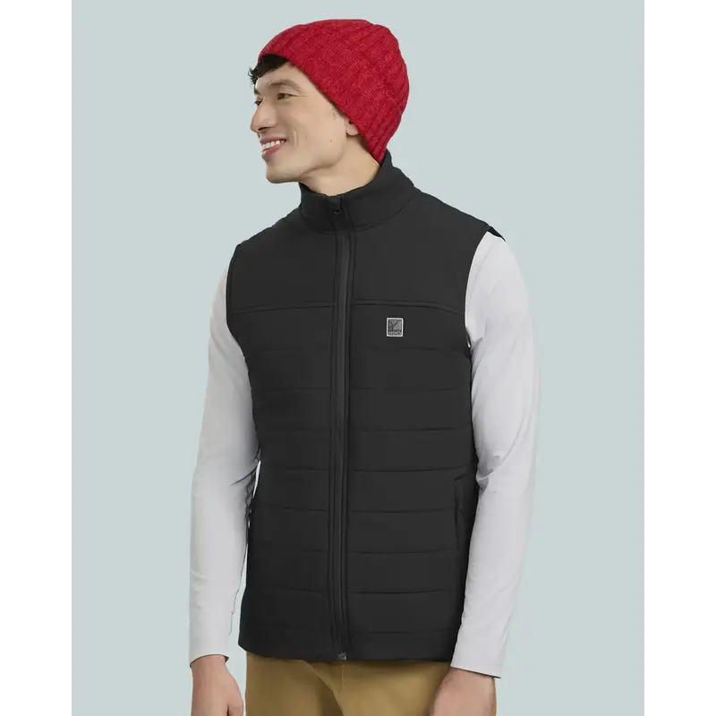Men's Heated Puffer Vest 20W, Black