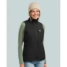 Women's Heated Puffer Vest 20W, Black