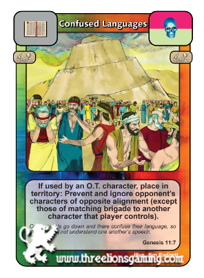 FoM: Confused Languages - Three Lions Gaming