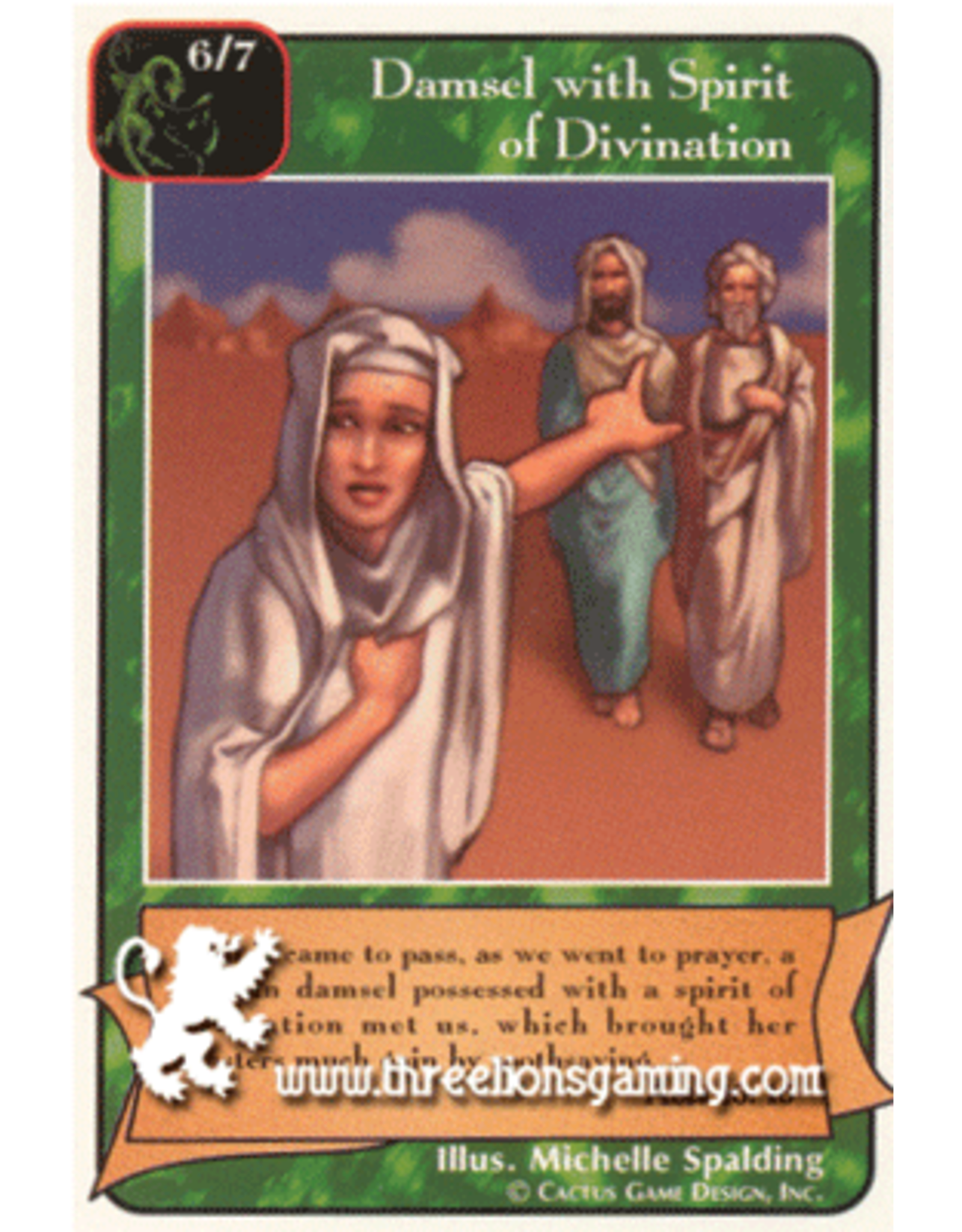 Prophets: Damsel with Spirit of Divination