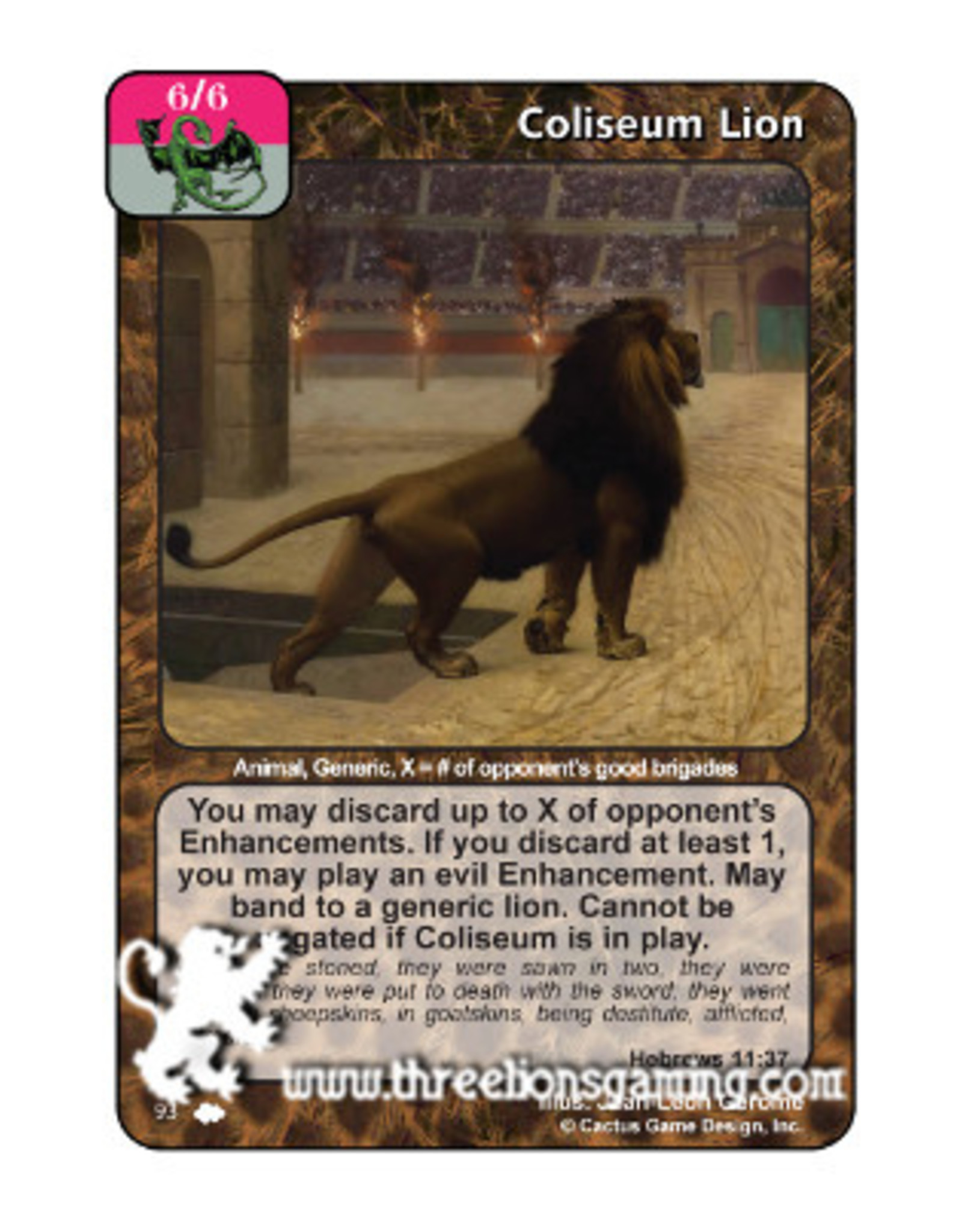 CoW: Coliseum Lion