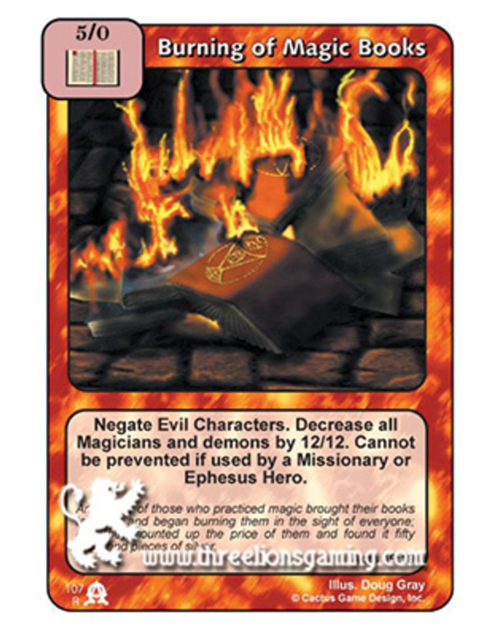 EC: Burning of Magic Books